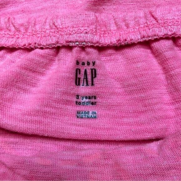 Baby Gap Toddler Yes Way Vacay Tank T-Shirt Sunrise Butterfly Floral Pink 3T EUC - Picture 9 of 9